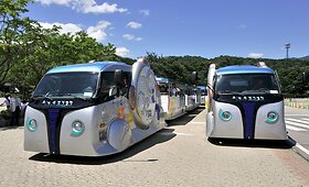 Pietų Korėjos sostinėje startavo pirmieji trys belaidžiai elektriniai tramvajai