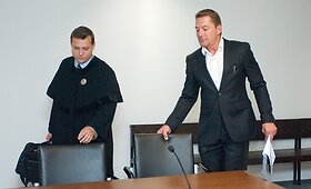Marius Gelažnikas teismo posėdyje susitiko su jį operavusiu daktaru Kęstučiu Blizniku