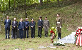 Lietuvos žydų genocido aukų atminimo dienos minėjimas Antakalnio kapinėse