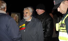 Protestas prie Kazoki&scaron;kių sąvartyno