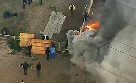 Esekse i&scaron;keldinami klajojantys airiai susirėmė su policija