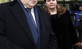 Buvę &bdquo;Snoro&ldquo; savininkai Vladimiras Antonovas ir Raimondas Baranauskas prie Vestminsterio magistrato teismo