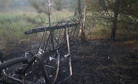 &Scaron;ilutės rajone nukrito vienmotoris lėktuvas