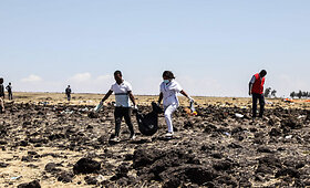 Sudužo į Keniją skridęs &bdquo;Ethiopian Airlines&ldquo; lėktuvas