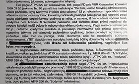 Saulius Skvernelis pavie&scaron;ino prie&scaron; 20 metų gautos nuobaudos dokumentus
