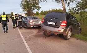&Scaron;ilutės rajone &ndash; &bdquo;Kia&ldquo; ir BMW kaktomu&scaron;a