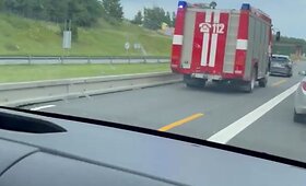 Po avarijos &ndash; didelė eismo spūstis prie Kauno