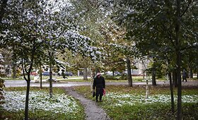 Maskvoje &ndash; pirmasis sniegas