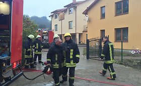 Vilniuje liepsnojo gyvenamasis namas