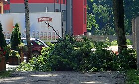 Druskininkai po &scaron;kvalo &ndash; miestas laižosi žaizdas