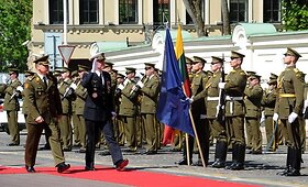 NATO Vyriausiojo sąjungininkų pajėgų transformacijos vado generolo St&eacute;phano Abrialio vizitas Lietuvoje