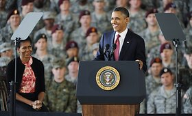 Barackas Obama pagerbė per užsitęsusį Irako konfliktą žuvusiųjų atminimą