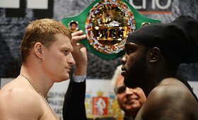 Prie&scaron; kovą dėl WBC čempiono titulo &ndash; Aleksandro Povetkino ir Bermane'o Stiverne'o svėrimo procedūra