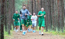 Lietuvos krep&scaron;inio rinktinės treniruotė Palangoje