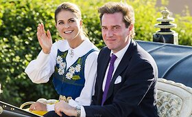 Svarbiausią &Scaron;vedijos valstybinę &scaron;ventę prie&scaron; pat vestuves &scaron;ventė ir princesė Madeleine su sužadėtiniu Chrisu O'Neillu