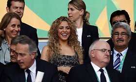 Shakira palaikė mylimąjį Gerardą Pique Konfederacijų taurės pusfinalyje Brazilijoje