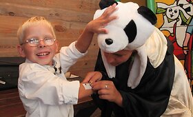 Inga Budrienė sūnui Mantui surengė gimtadienį pandų tema