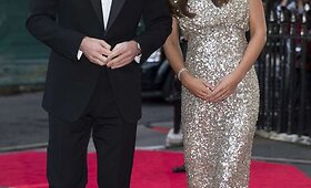 Kembridžo hercogienė Catherine princą Williamą lydėjo į kasmetinį labdaros renginį