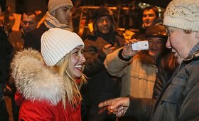 Hayden Panettiere Ukrainoje rei&scaron;kia paramą protestuotojams