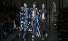 &bdquo;Giorgio Armani Prive&ldquo; kolekcijos pristatymas Paryžiaus auk&scaron;tosios mados savaitėje