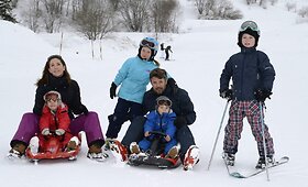 Danijos karali&scaron;kosios &scaron;eimos atostogos &Scaron;veicarijoje