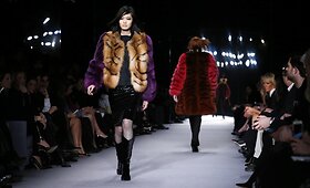 Tomo Fordo kolekcijos pristatymas Londono mados savaitėje