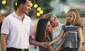 Ispanijos karali&scaron;koji pora princas Felipe su žmona princese Letizia