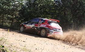 Ralis &bdquo;Kauno ruduo&ldquo;: pirmieji greičio ruožai ant žvyro