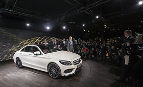 C klasės &bdquo;Mercedes-Benz&ldquo; pristatymas Detroito automobilių parodoje