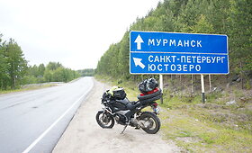 Keliautojų akimirkos Murmanske
