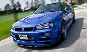 &bdquo;Nissan Skyline GTR34&ldquo; i&scaron; filmo &bdquo;Greiti ir įsiutę&ldquo;