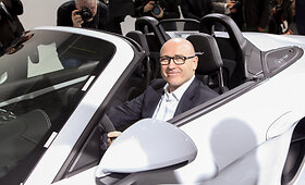 &bdquo;Porsche Boxster Spyder&ldquo; premjera Niujorko automobilių parodoje