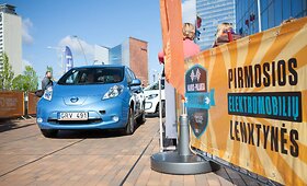 Elektromobilių lenktynės Vilnius-Palanga &bdquo;Pasikrauk&ldquo;