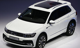 &bdquo;Volkswagen Tiguan&ldquo; pristatymas Frankfurto automobilių parodoje
