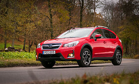 Gailutė Kisielienė ir raudonasis &bdquo;Subaru XV&ldquo;
