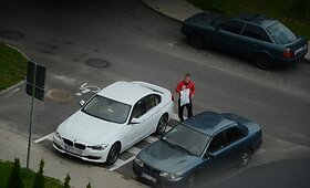 Skandalingasis boksininkas Evaldas Petrauskas taisyklių nepaiso: &scaron;įkart i&scaron;si&scaron;oko sedėdamas prie vairo
