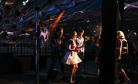 Vaidas Baumila ir Monika Linkytė pirmąkart repetavo &bdquo;Eurovizijos&ldquo; scenoje