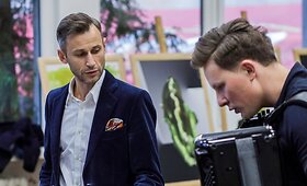 Martyno Levickio &scaron;ventinių koncertų repeticijos akimirkos
