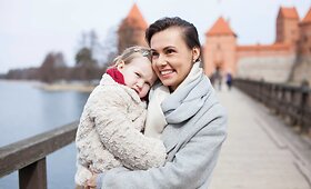 Donatas Montvydas su &scaron;eima Trakuose