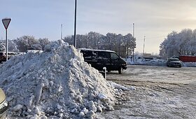 Sniegas Klaipėdoje