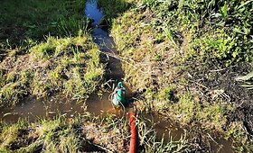 Elektrėnų ugniagesiai gelbėtojai i&scaron;gelbėjo &scaron;unį po sudėtingos operacijos