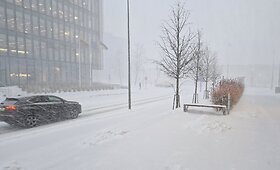 Sniego audra Vilniuje sausio 5 dieną