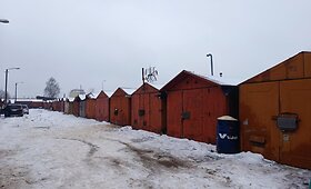 Garažų bendrija Kaune, kur rasta pagrobta mergaitė