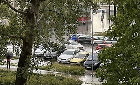 Kru&scaron;a ir liūtis paskandino Lenkijos Gniezno miestą