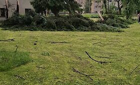 Antanavo kaimą Kazlų Rūdos savivaldybėje nusiaubė viesulas
