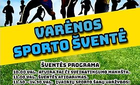 Varėnos stadione vyks sporto &scaron;ventė