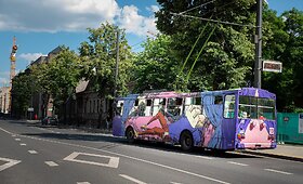 Kaune &ndash; pie&scaron;iniais puo&scaron;tų troleibusų paroda