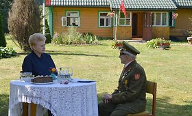 D.Grybauskaitė pagerbė partizaną Juozą Jakavonį-Tigrą