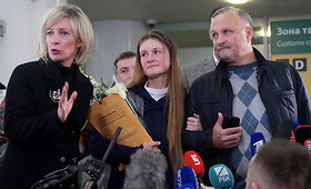 Marija Butina atskrido į Maskvą