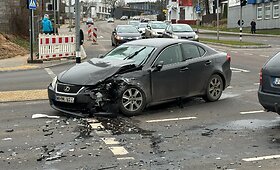 Avarija Liepkalnio ir Dunojaus g. sankryžoje